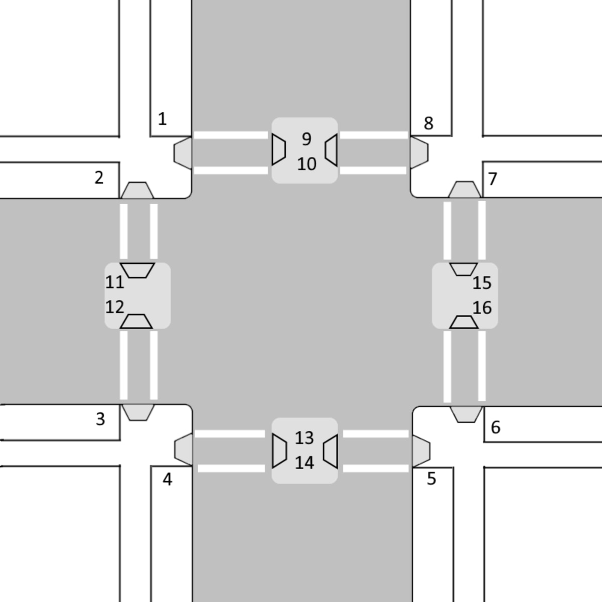 Standard Intersection with Medians